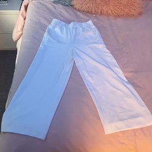 h & m white dress pants